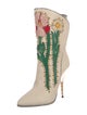 Gucci Leather Patterned Boots