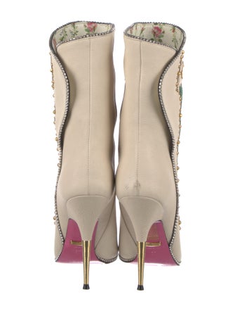 Gucci Leather Patterned Boots
