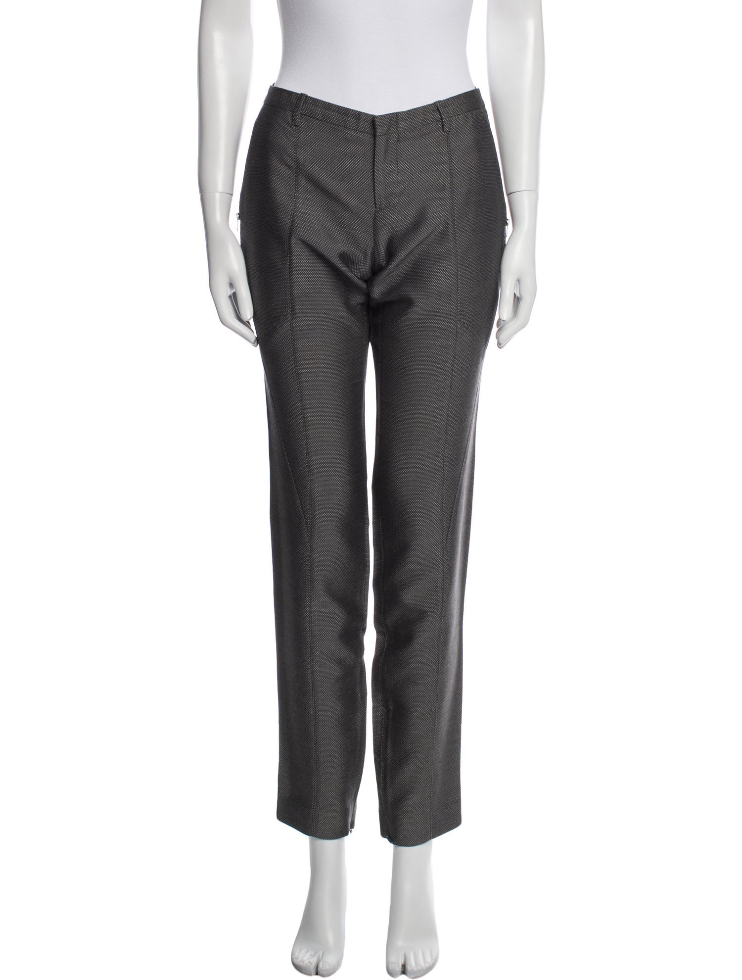 Gucci Wool Straight Leg Pants