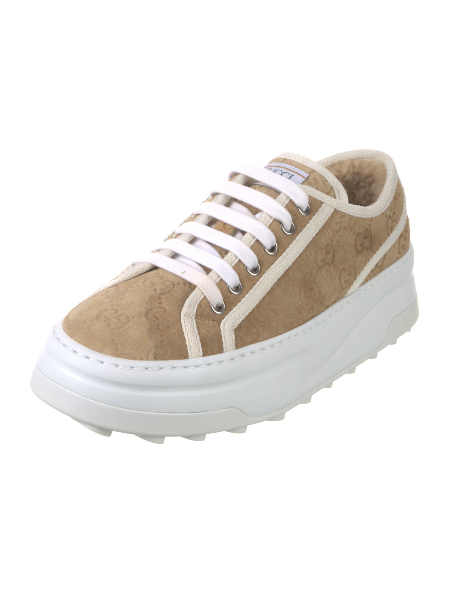 Gucci GG Canvas Suede Sneakers