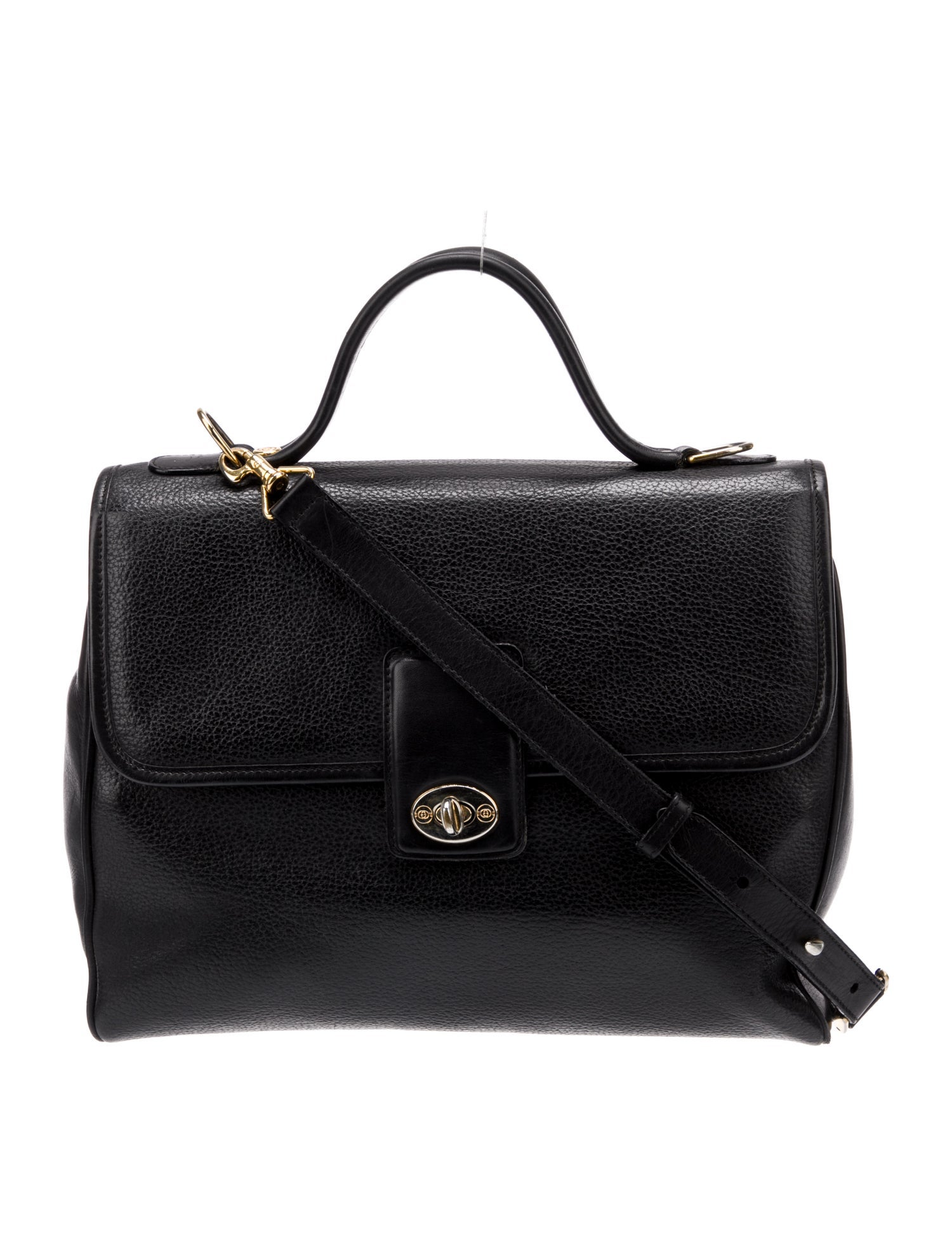 Gucci Leather Shoulder Bag Vintage