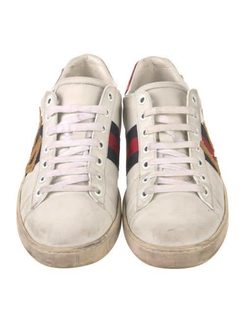 Gucci Sylvie Web Accent Leather Sneakers