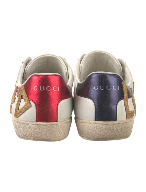 Gucci Sylvie Web Accent Leather Sneakers