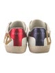 Gucci Sylvie Web Accent Leather Sneakers