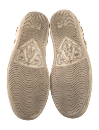 Gucci Sylvie Web Accent Leather Sneakers