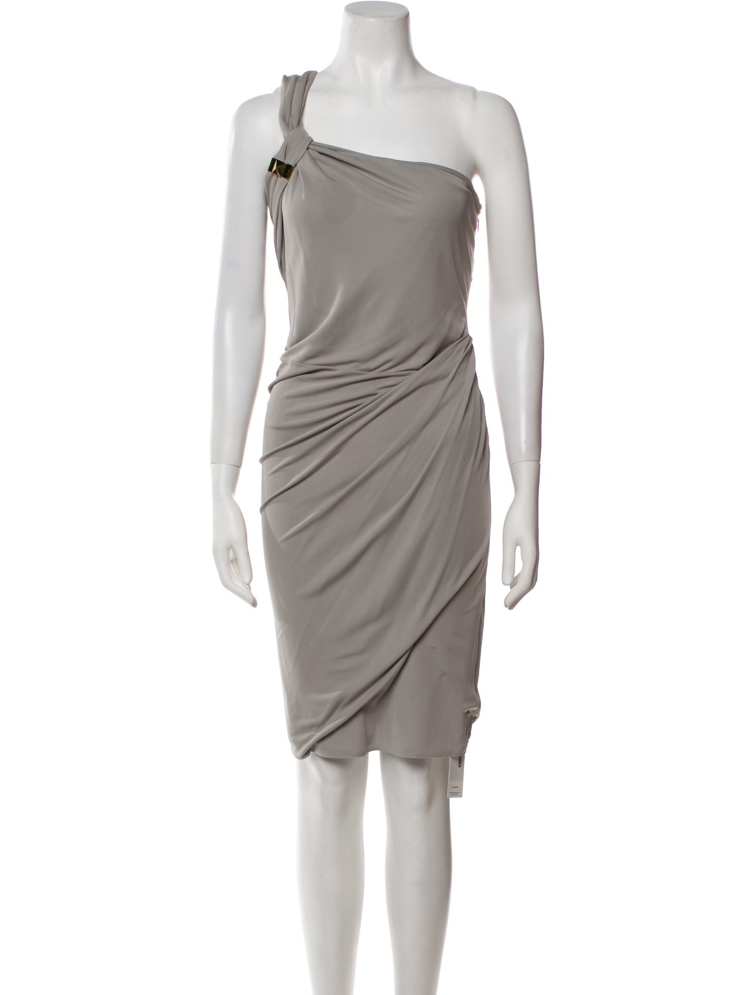 Gucci One-Shoulder Knee-Length Dress