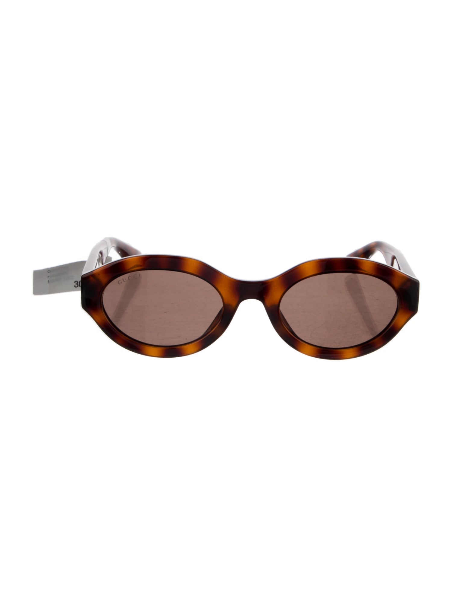 Gucci Web Accent Round Sunglasses