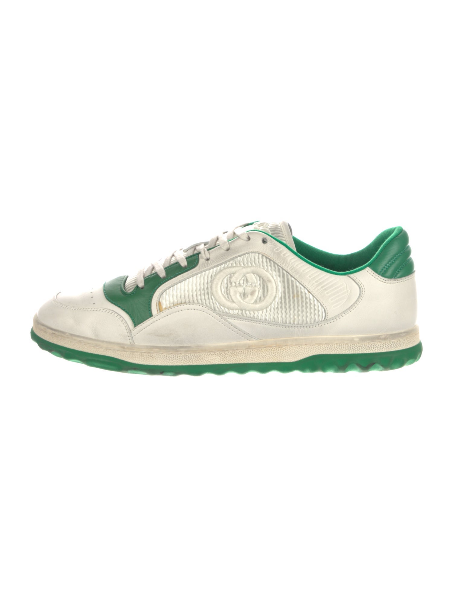 Gucci Interlocking G Logo Leather Sneakers