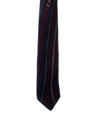 Gucci Pattern Print Silk Tie