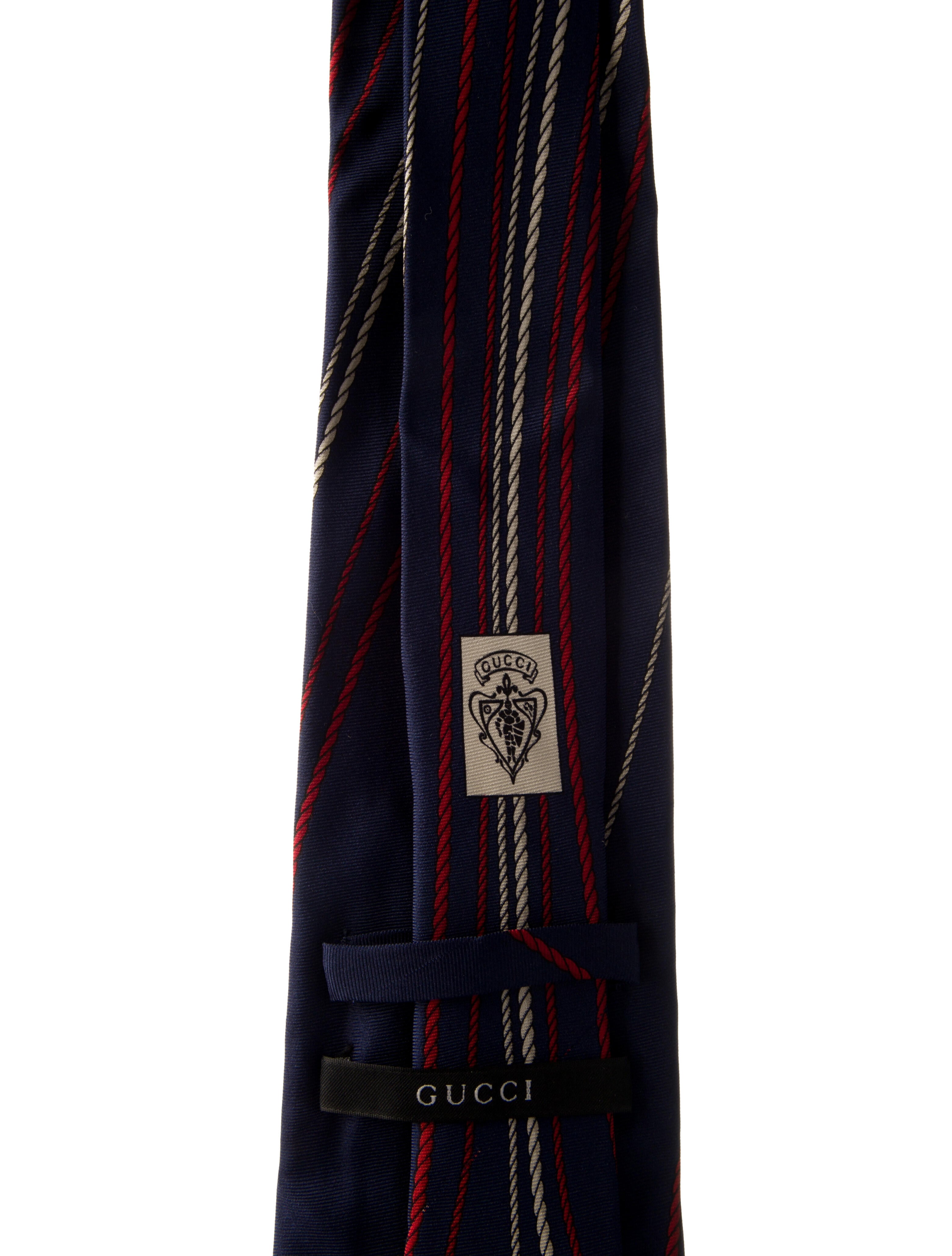 Gucci Pattern Print Silk Tie