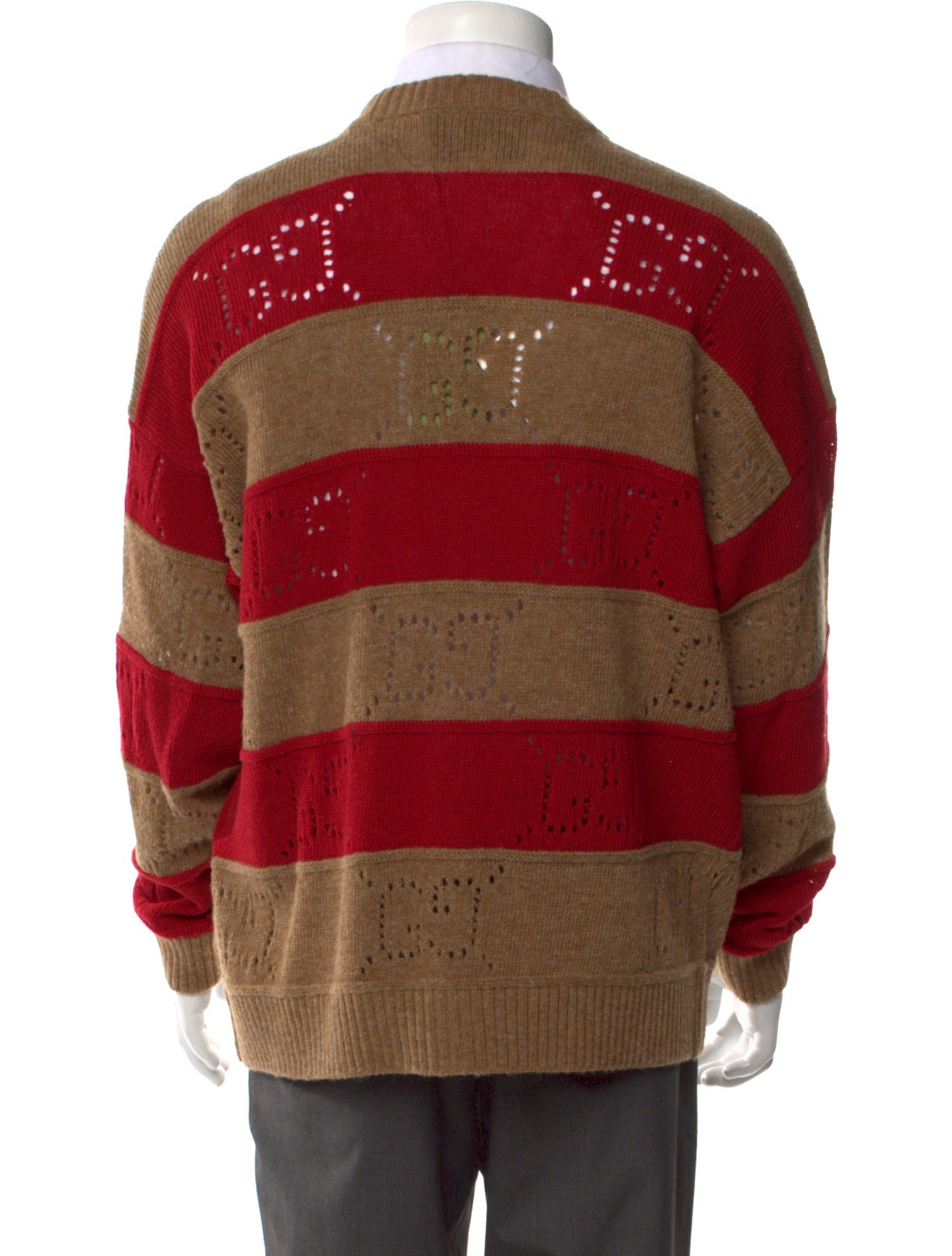 Gucci Wool Striped Cardigan w/ Tags
