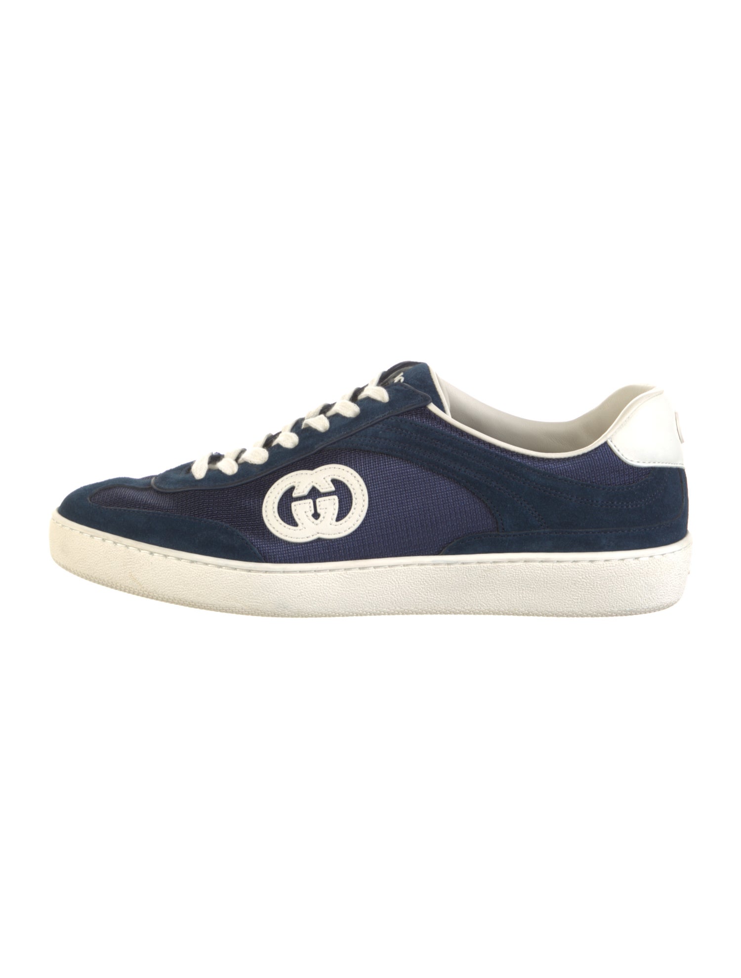 Gucci Interlocking G Logo Suede Sneakers