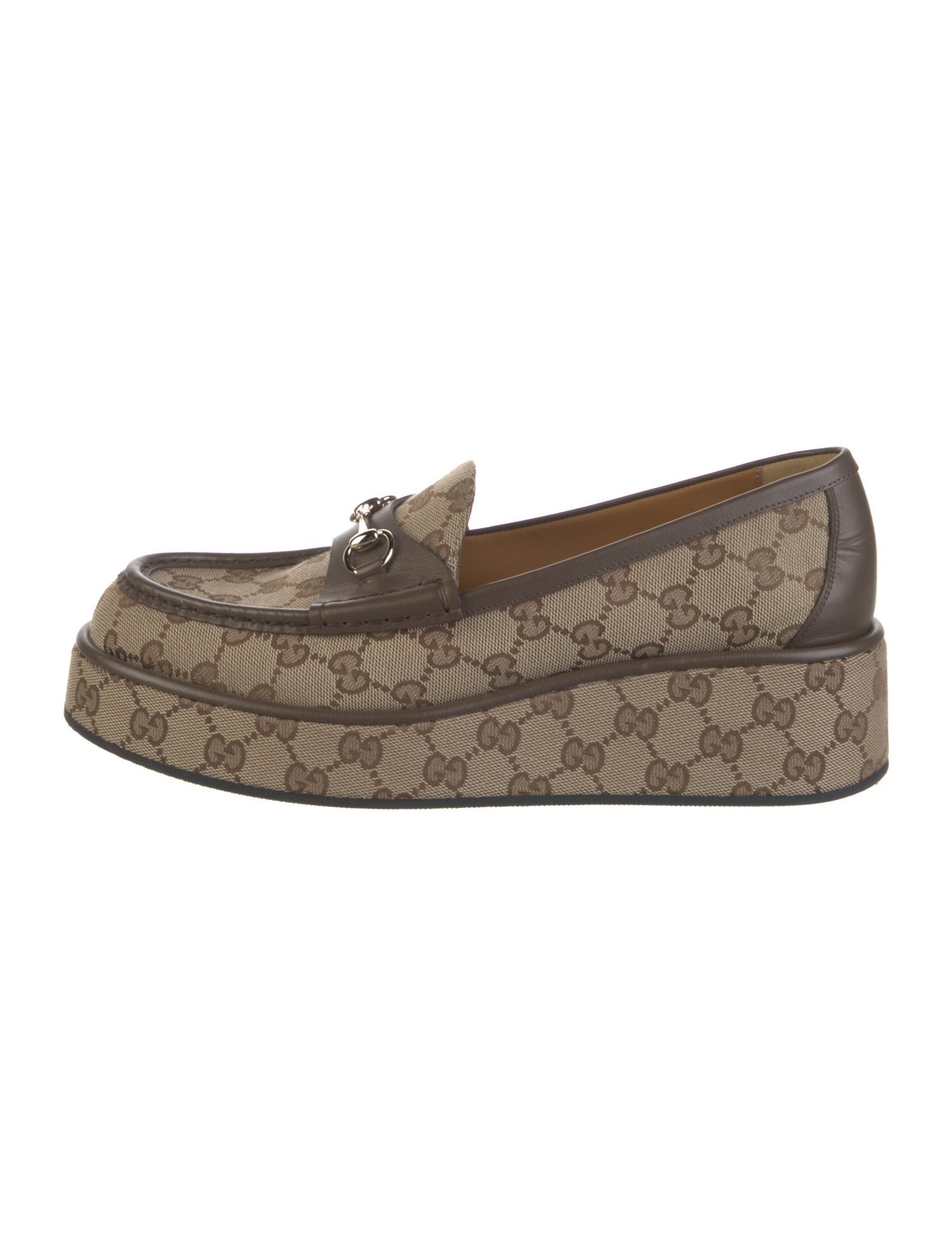 Gucci GG Canvas Canvas Loafers