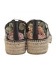 Gucci Floral Print Espadrilles