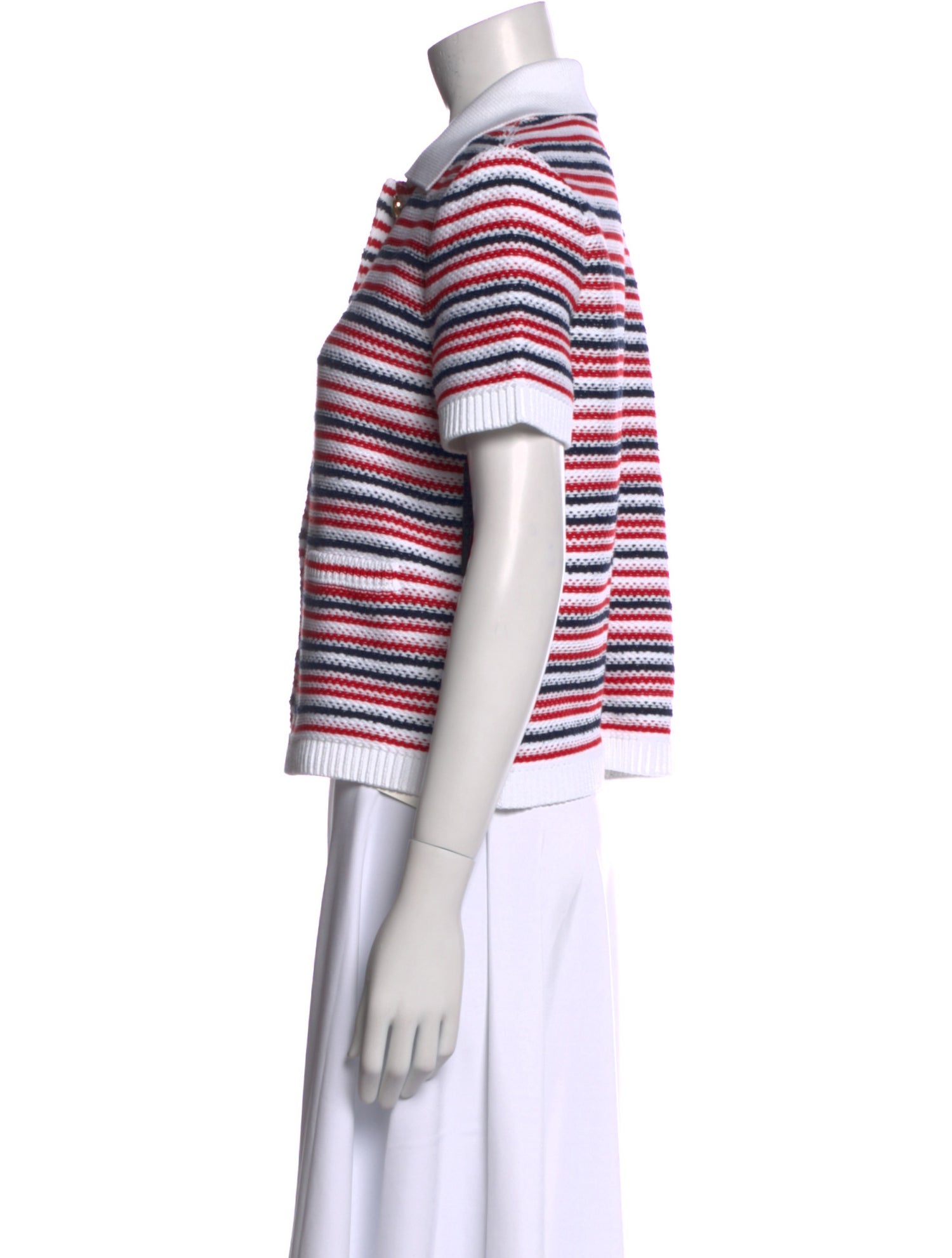 Gucci Striped Short Sleeve Polo