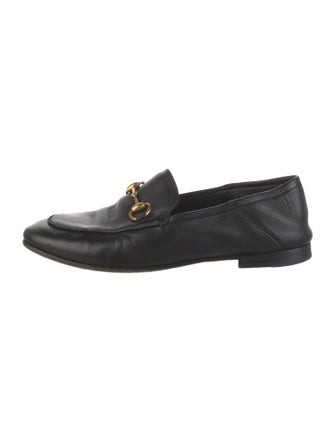 Gucci Horsebit Accent Leather Loafers