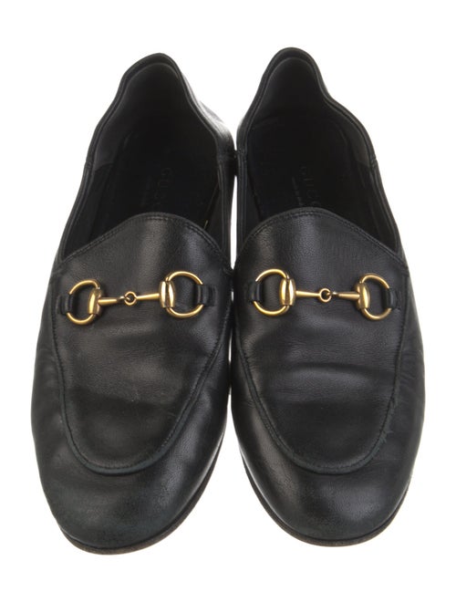 Gucci Horsebit Accent Leather Loafers