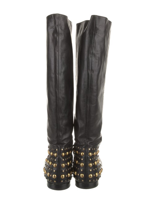 Gucci Hysteria Accent Leather Riding Boots