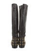 Gucci Hysteria Accent Leather Riding Boots