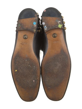 Gucci Hysteria Accent Leather Riding Boots