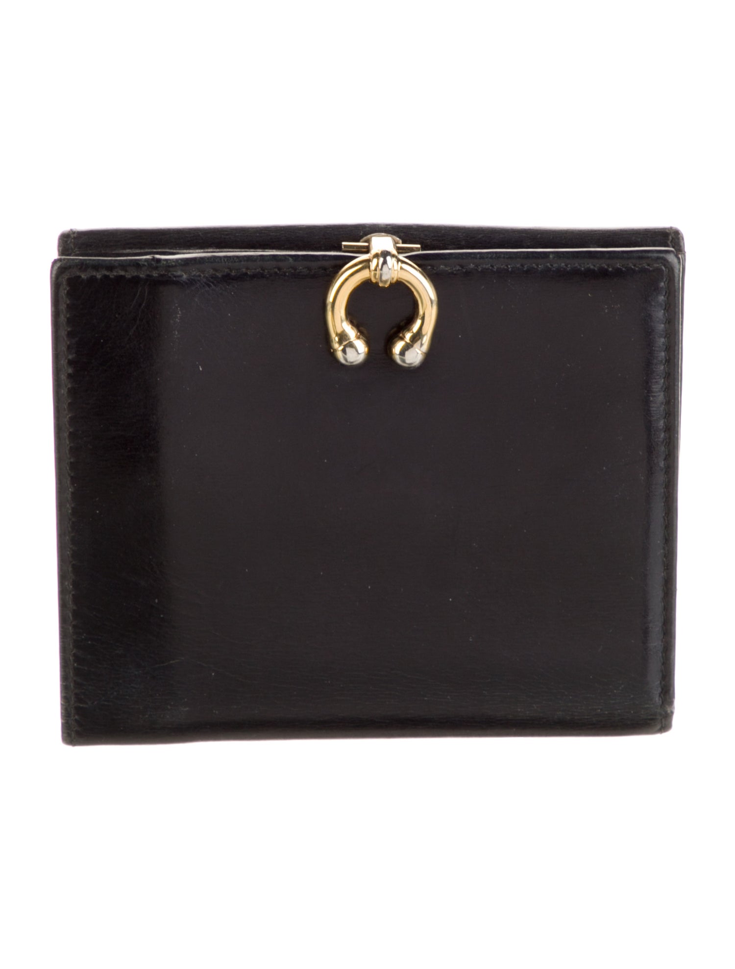 Gucci Vintage Leather Compact Wallet