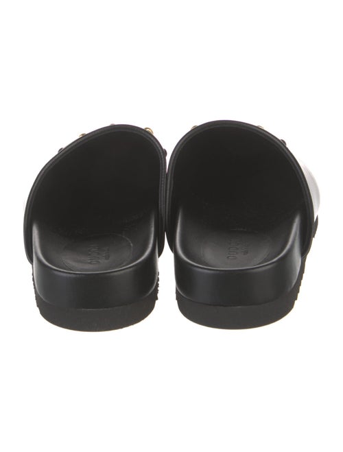 Gucci Horsebit Accent Leather Mules