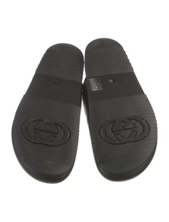 Gucci Horsebit Accent Leather Mules