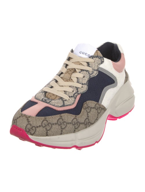 Gucci GG Canvas Embroidered Accent Chunky Sneakers