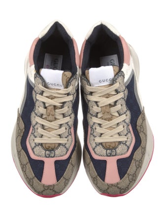 Gucci GG Canvas Embroidered Accent Chunky Sneakers