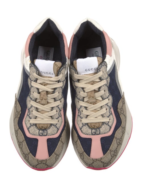 Gucci GG Canvas Embroidered Accent Chunky Sneakers