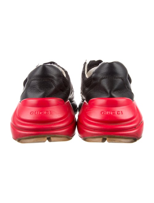 Gucci Web Accent Leather Athletic Sneakers