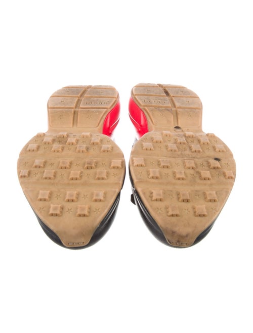 Gucci Web Accent Leather Athletic Sneakers