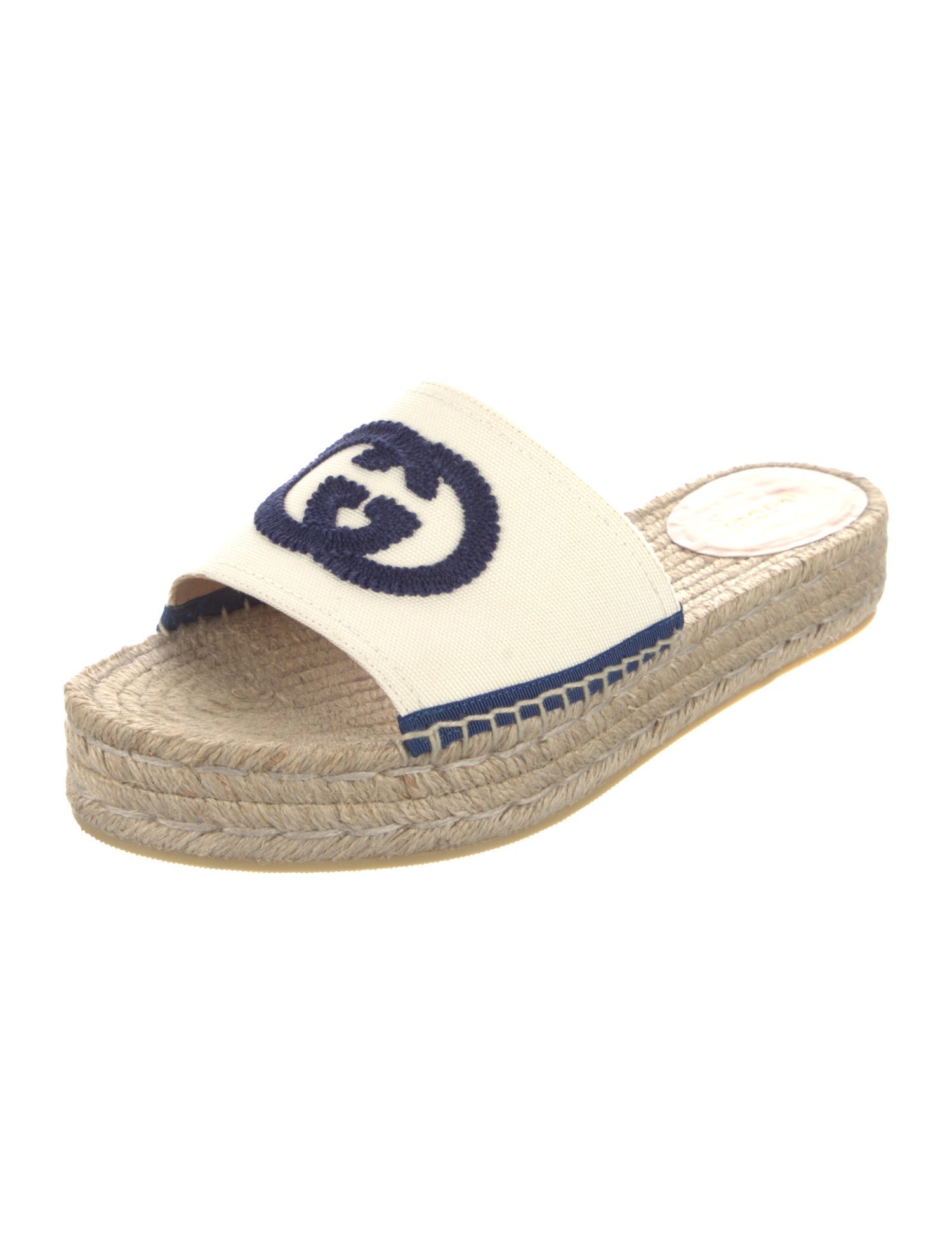 Gucci Interlocking G Logo Canvas Espadrilles