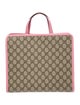 Gucci Girls' GG Supreme Strawberry Handle Bag