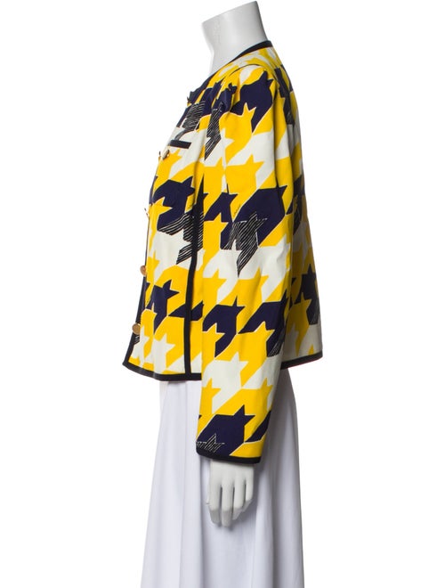 Gucci Houndstooth Print Evening Jacket