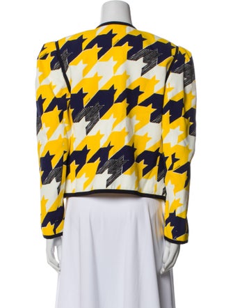 Gucci Houndstooth Print Evening Jacket