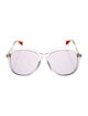 Gucci Oversize Mirrored Sunglasses