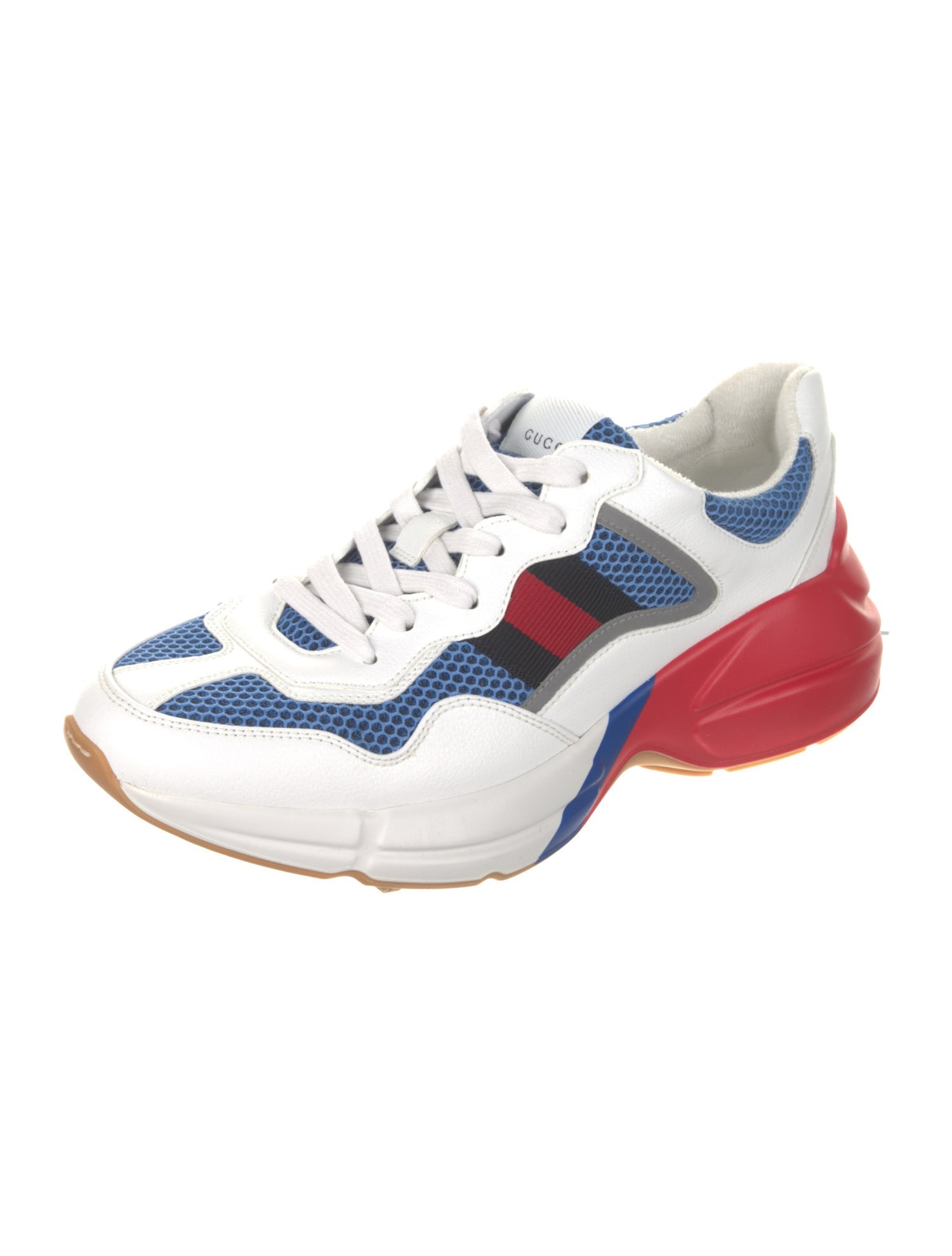 Gucci Sylvie Web Accent Leather Sneakers