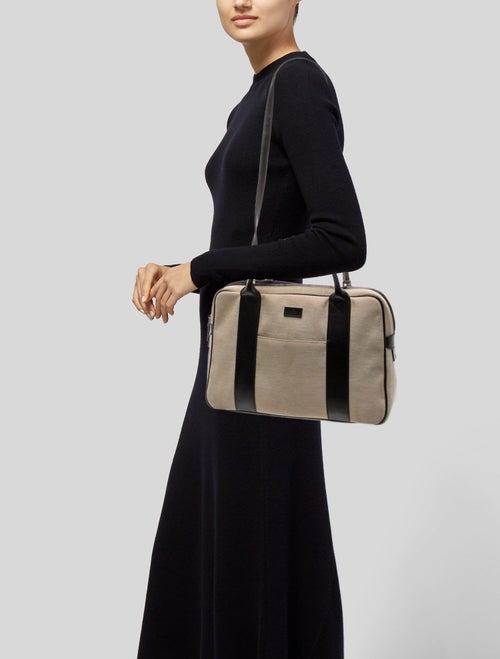 Gucci Canvas Top Handle Bag