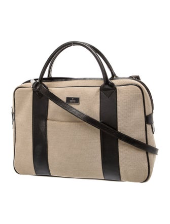 Gucci Canvas Top Handle Bag