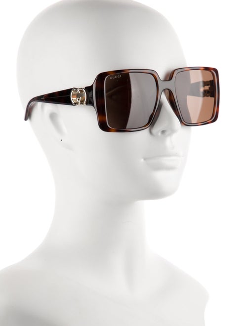 Gucci Square Tinted Sunglasses