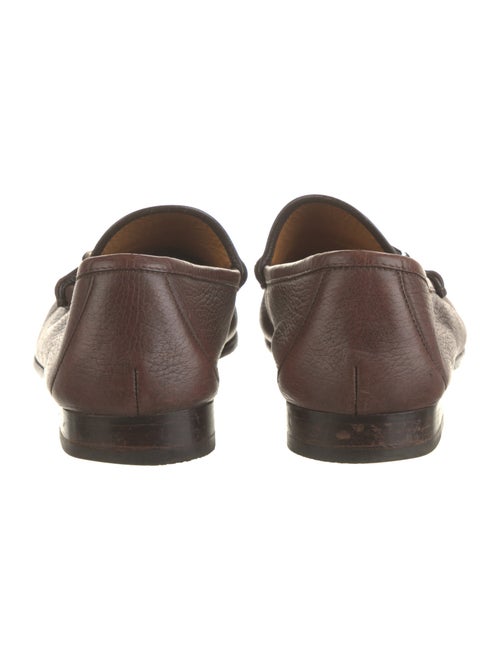 Gucci Horsebit Accent Leather Loafers