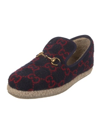 Gucci GG Signature Wool Slippers