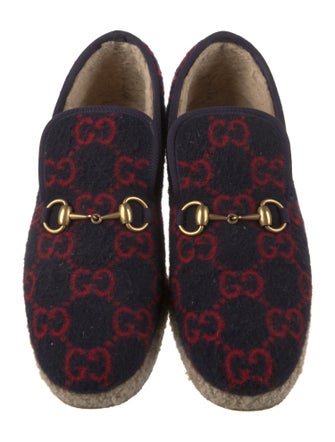Gucci GG Signature Wool Slippers