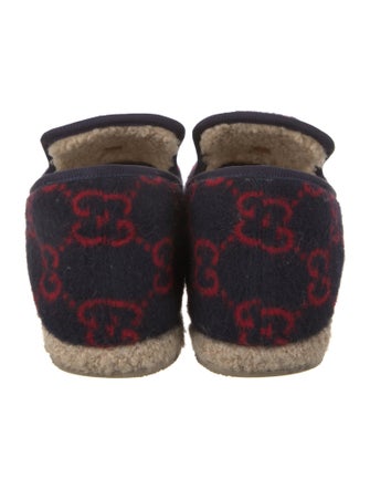 Gucci GG Signature Wool Slippers