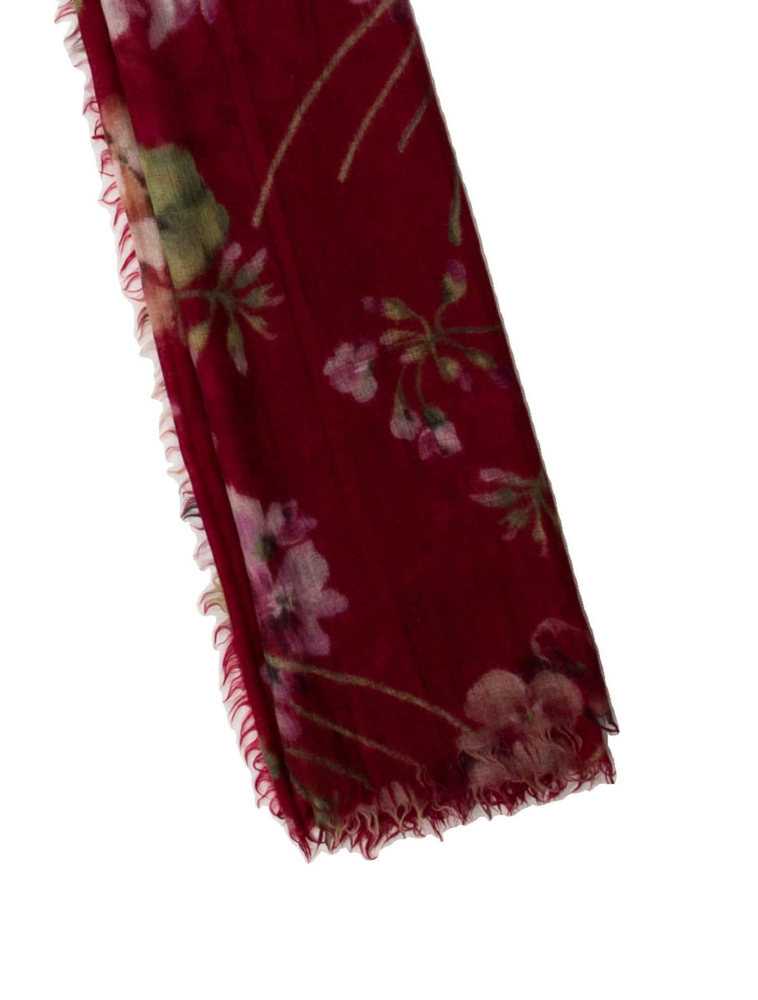 Gucci Floral Print Scarf