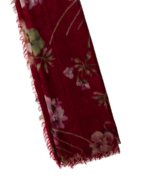 Gucci Floral Print Scarf