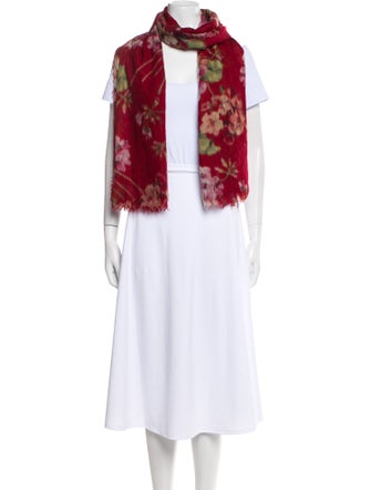 Gucci Floral Print Scarf