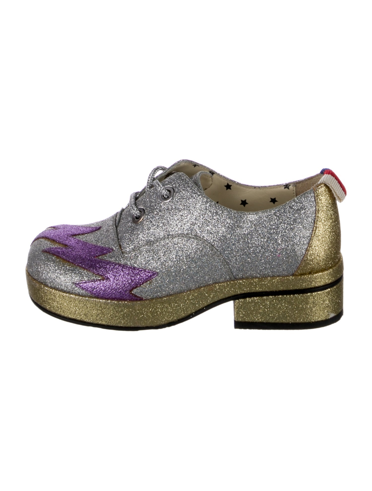 Gucci Girls' Glitter Loafer