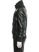 Gucci Web Accent Leather Moto Jacket